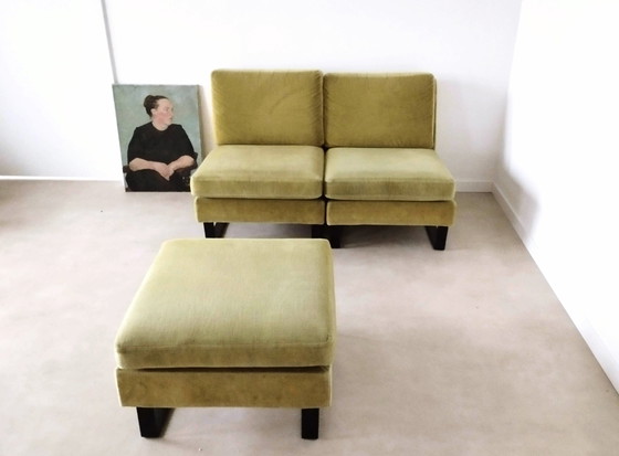 Image 1 of COR Two-Seater Modular Conseta Sofa With Hocker