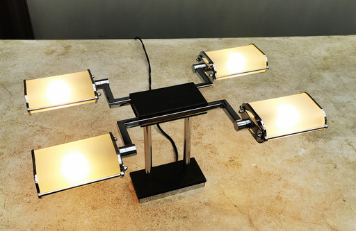 Bauhaus Style 4 Lamps Wall/Ceiling Fixture.