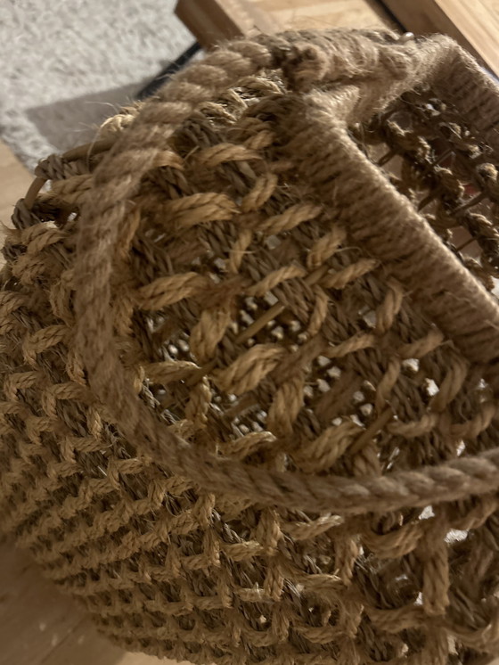 Image 1 of Lanterna da interno in vimini vintage