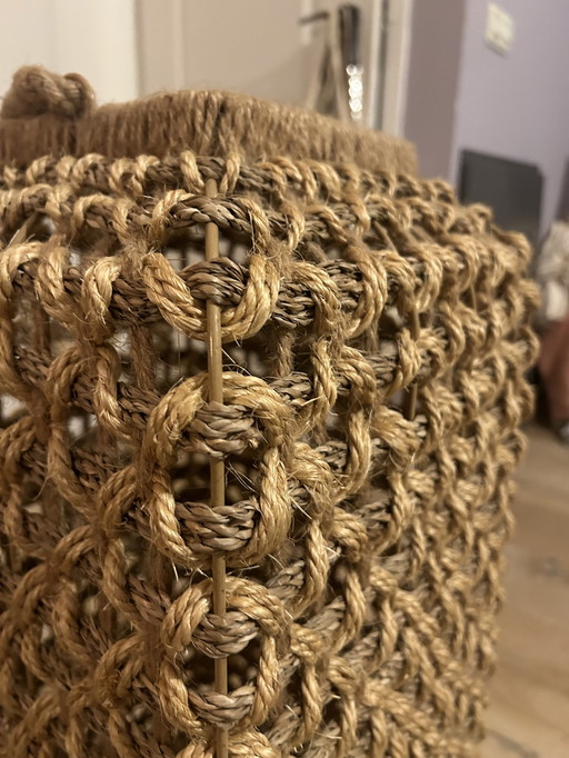Vintage Wicker Windlight Indoor
