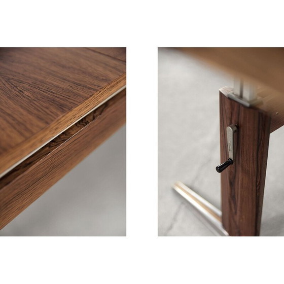 Image 1 of Vintage adjustable rosewood coffee table by E.M.Ü, Germany 1960