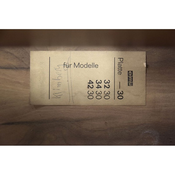 Image 1 of Vintage adjustable rosewood coffee table by E.M.Ü, Germany 1960