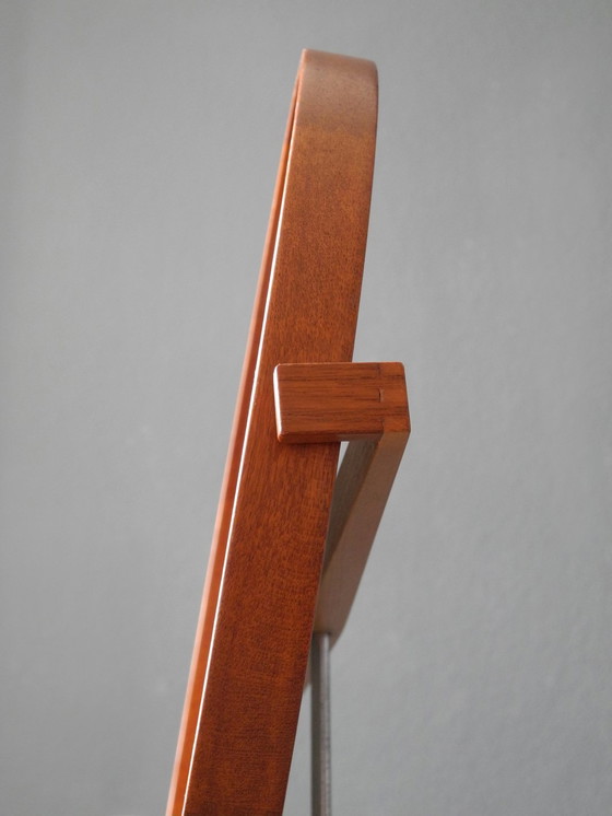 Image 1 of Espejo de tocador de mesa de teca original de los años 60 de lujo Vittsjö Suecia | Diseño Uno y Östen Kristiansson