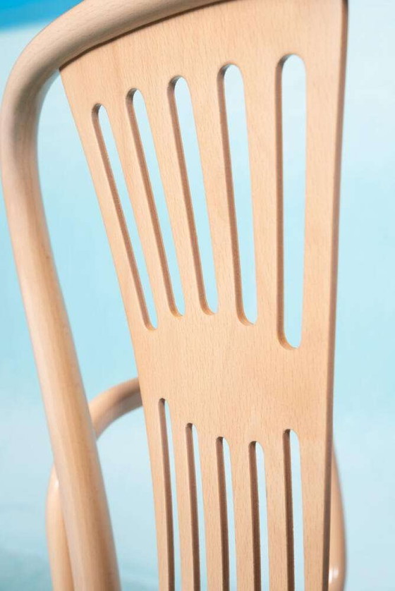 Image 1 of Ensemble de deux fauteuils en bois style Thonet, vintage rétro