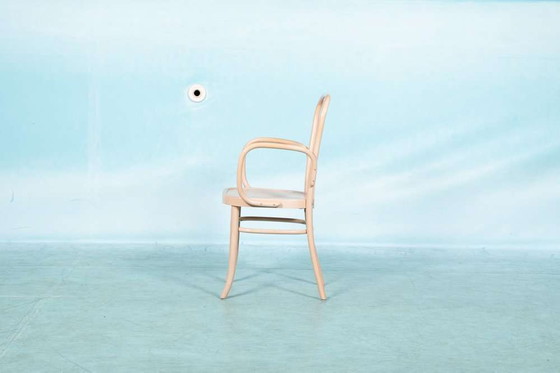 Image 1 of Ensemble de deux fauteuils en bois style Thonet, vintage rétro