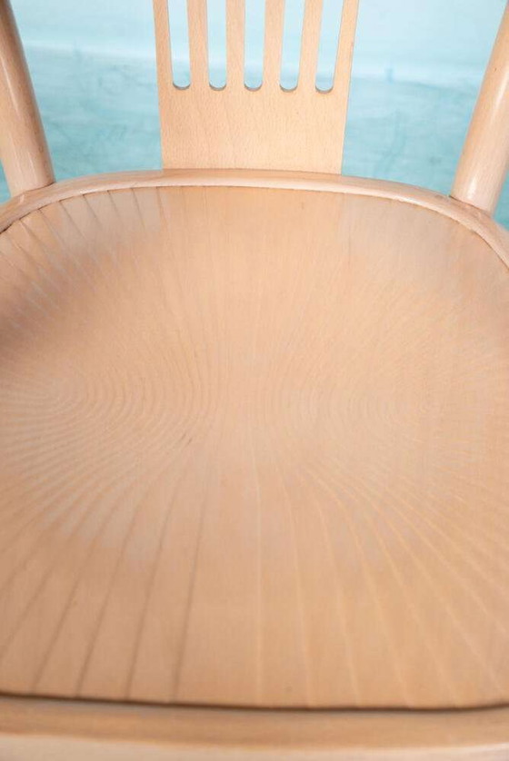 Image 1 of Set of two wooden arm chairs Thonet style, vintage retro