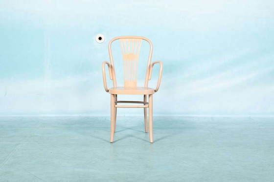 Image 1 of Ensemble de deux fauteuils en bois style Thonet, vintage rétro