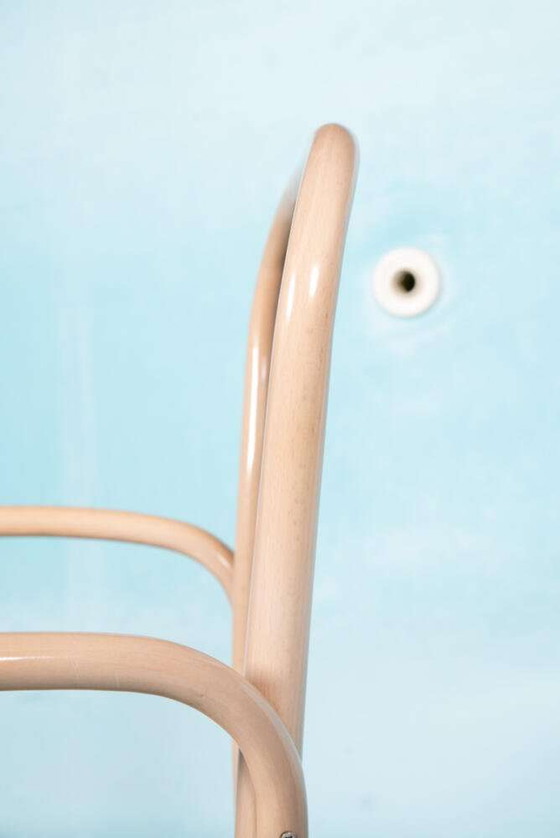 Image 1 of Ensemble de deux fauteuils en bois style Thonet, vintage rétro