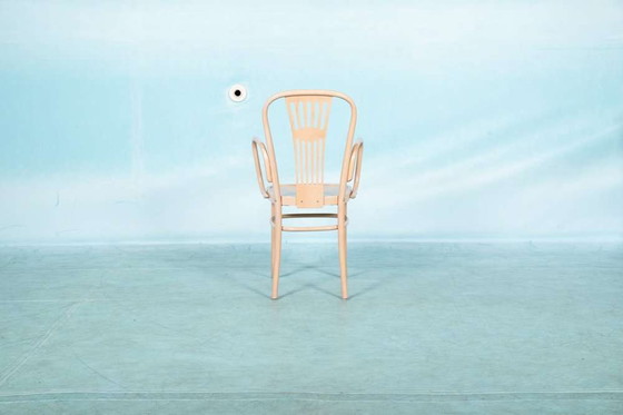 Image 1 of Ensemble de deux fauteuils en bois style Thonet, vintage rétro