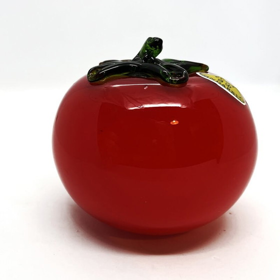 Image 1 of Pomodoro in vetro vintage realizzato in vetro di Murano, Germania 1970