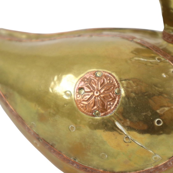 Image 1 of Pato decorativo de cobre martillado