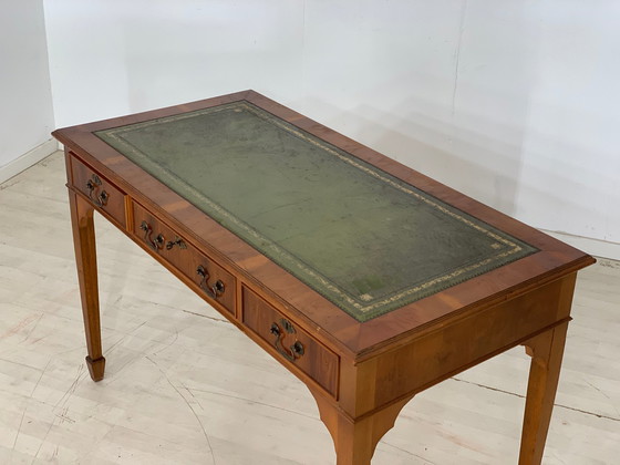 Image 1 of english mahogany desk desk vintage