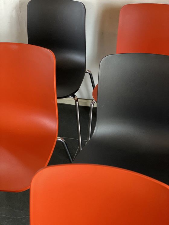 Image 1 of 6x Vitra Hal Chairs by Jasper Morrison