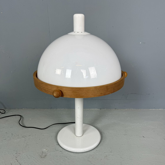 Image 1 of Grande lampe de table vintage en forme de champignon