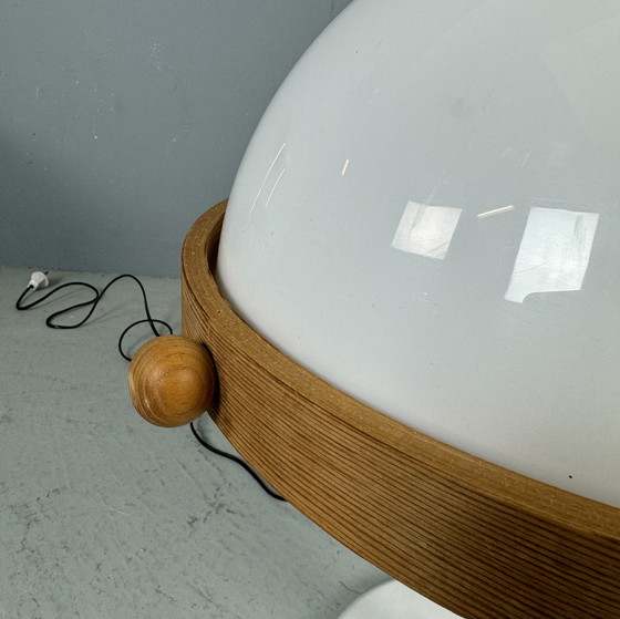 Image 1 of Grande lampe de table vintage en forme de champignon