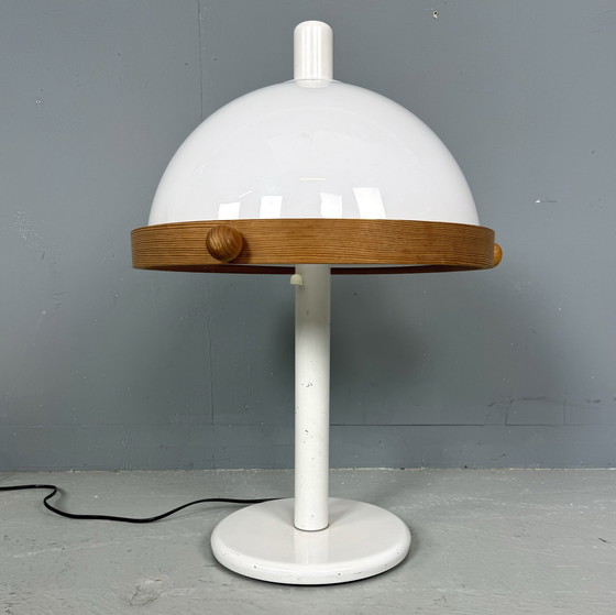 Image 1 of Grande lampe de table vintage en forme de champignon