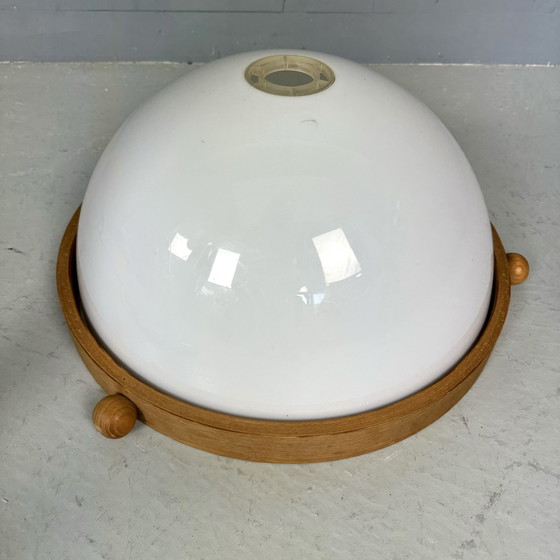 Image 1 of Grande lampe de table vintage en forme de champignon