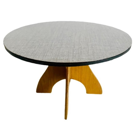 Image 1 of Miniature furniture mid-century Danish design dining area 1960's