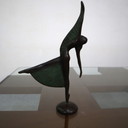 3 Sculture in bronzo di danzatrici di Mariani Caggiati, anni '80