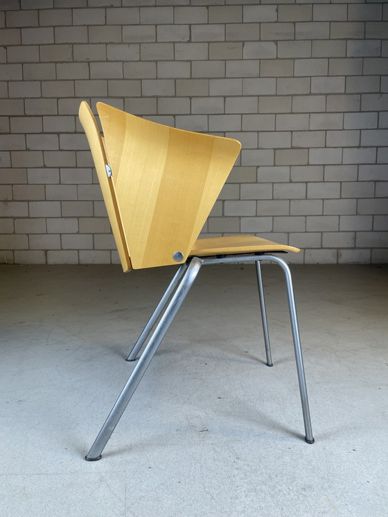 Image 1 of 6X Fritz Hansen Vm3 Chair By Vico Magistretti