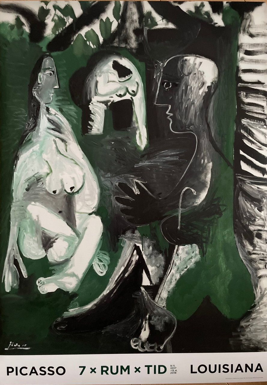 額装済/Le Dejeuner sur L’herbe ピカソ/アートポスター Le Déjeuner sur l'herbe | Picasso: Masterworks from the MGM