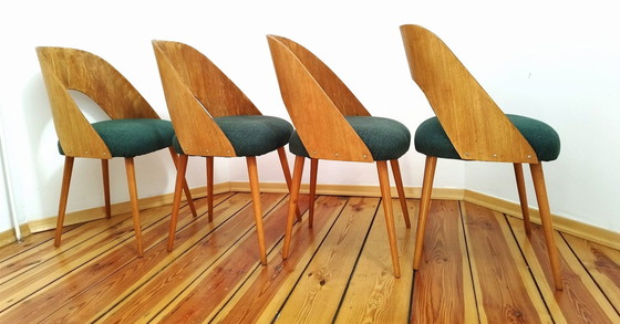 Image 1 of A Set Of Four Chairs Designed By Antonín Šuman For The Czechoslovak Tatra Factory