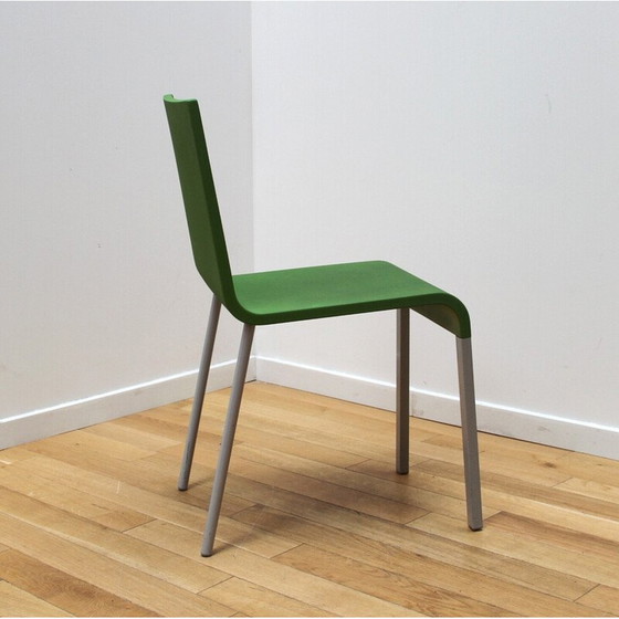 Image 1 of Sedie vintage ".03" in plastica verde e metallo di Martin Van Severen per Vitra