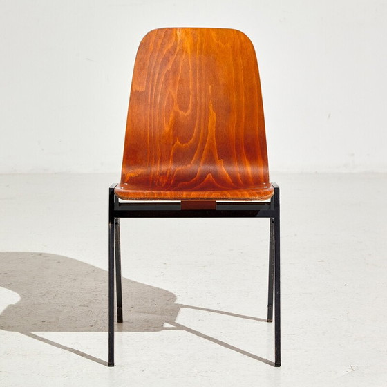 Image 1 of Vintage stackable beechwood chair, 1970s