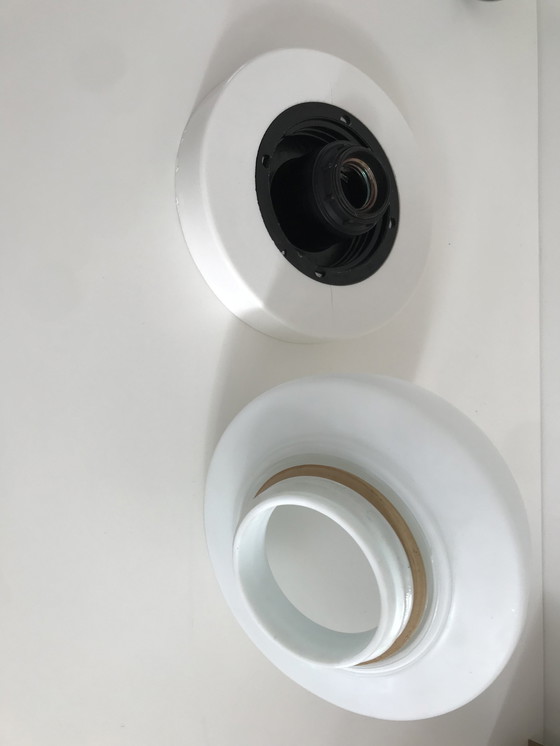 Image 1 of Vintage Glass Ceiling Light / Ceiling Lamp, Milk Glass