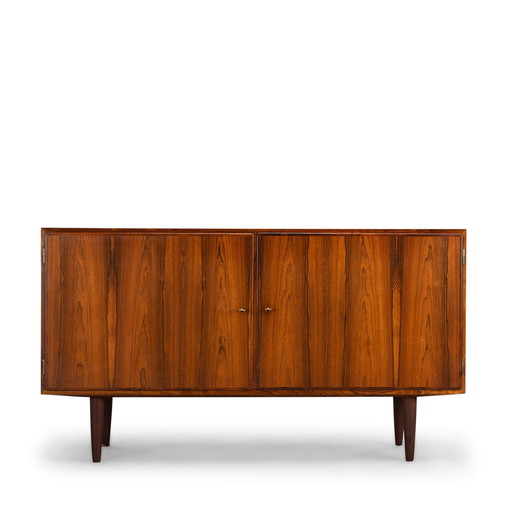 Danish Design Small Rosewood Sideboard By Carlo Jensen For Hundevad & Co, 1960S