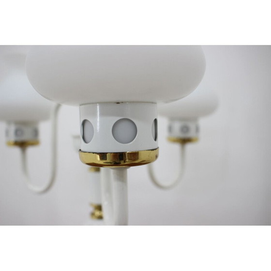 Image 1 of Vintage white table lamp by Drukov, Czechoslovakia 1970