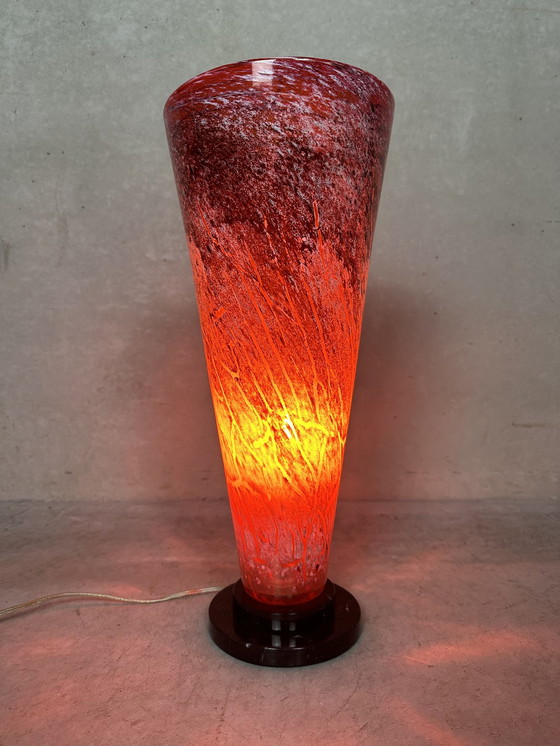 Image 1 of Art Deco Table Lamp - Glass