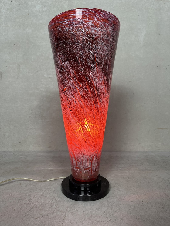 Image 1 of Art Deco Table Lamp - Glass