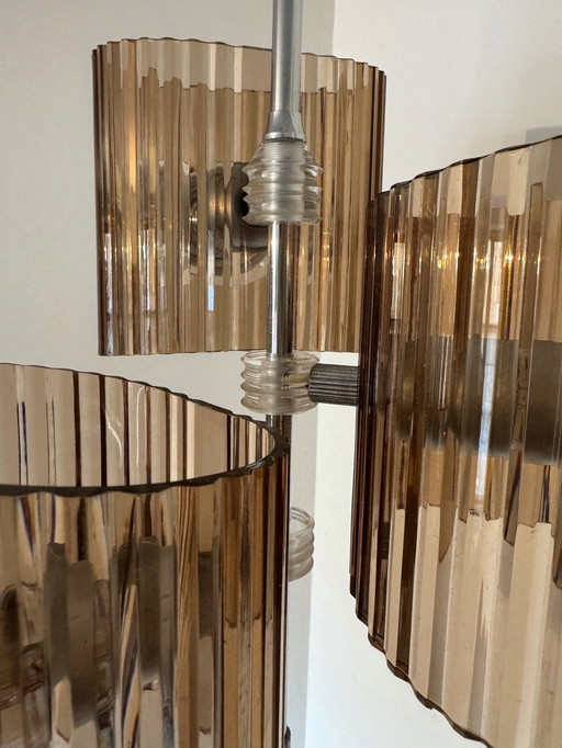 Space Age Plexiglas 70's chandelier