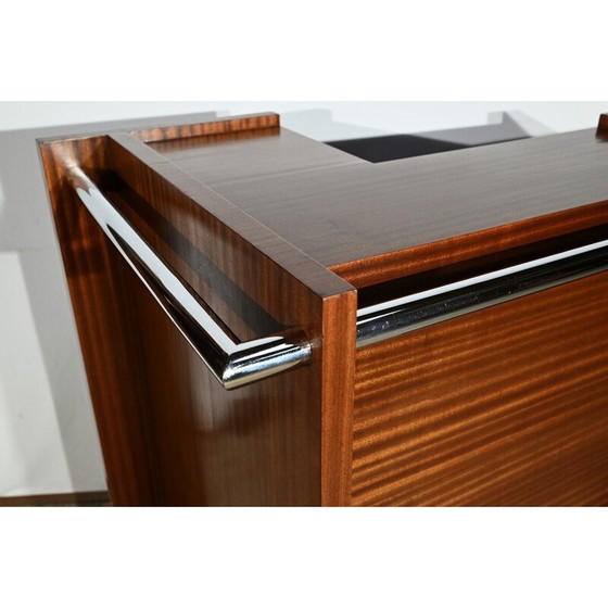 Image 1 of Vintage apartment bar in sapele mahogany veneer, 1940