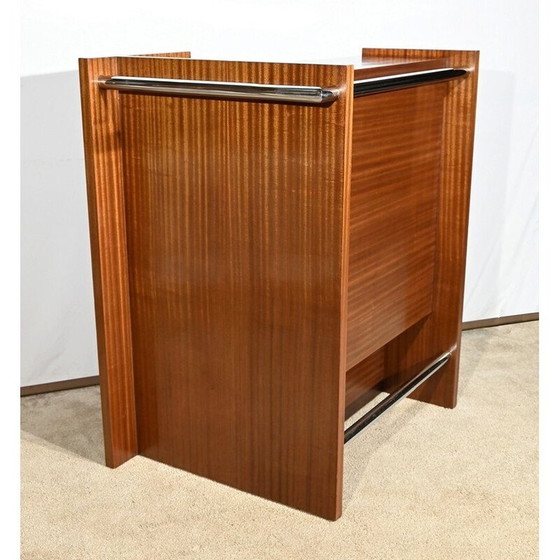 Image 1 of Vintage apartment bar in sapele mahogany veneer, 1940