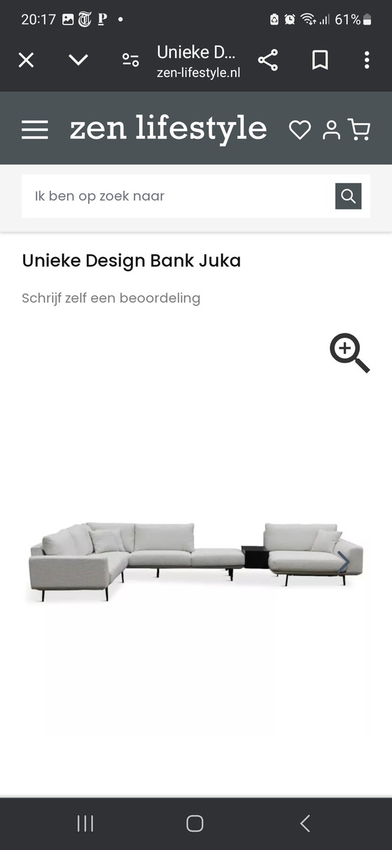 Image 1 of JUKA Design corner sofa by Loft by Zen