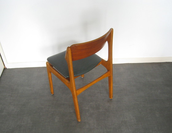 Image 1 of 2 x chaises O.D. Møbler Erik Buch en teck modèle 49