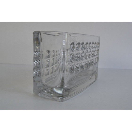 Image 1 of Vintage glass vase by Rudolf Jurnikl for Rudolfova Hut, Czechoslovakia 1960s