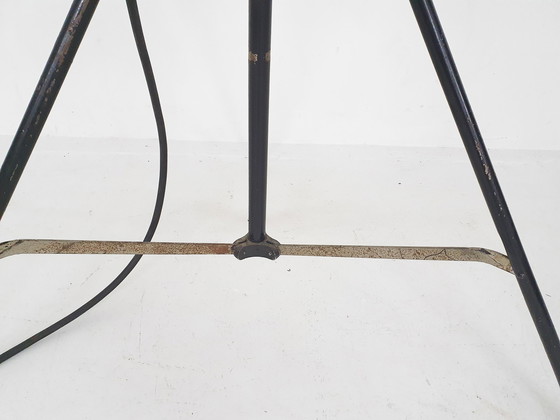 Image 1 of Lampada da studio cinematografico o da teatro vintage industriale con supporto in metallo di ADB