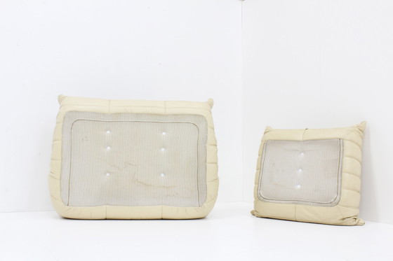 Image 1 of Set di divani vintage Togo Ligne Roset in pelle beige