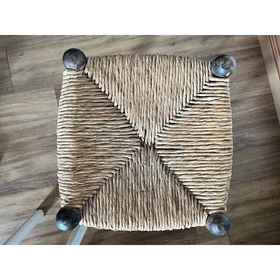 Image 1 of Set of 3 mismatched vintage high stools