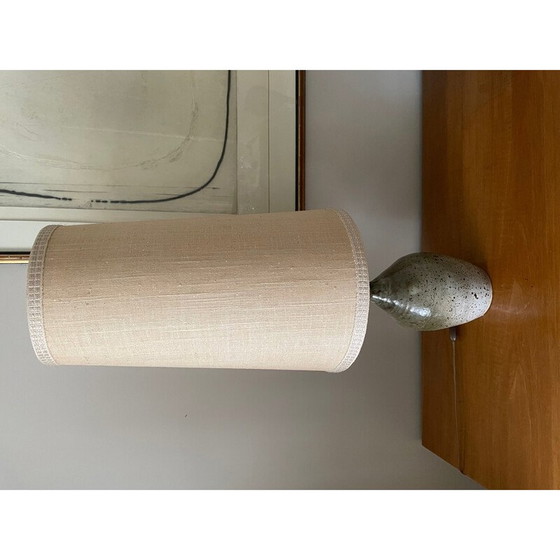 Image 1 of Vintage ceramic lamp from Fontgombault Abbey, 1970