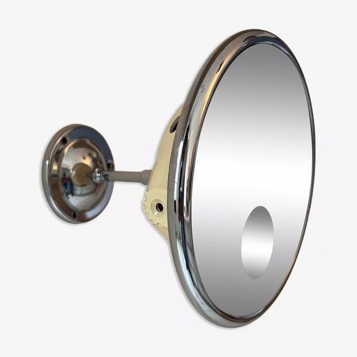 Vintage Chrome Adjustable Mirror