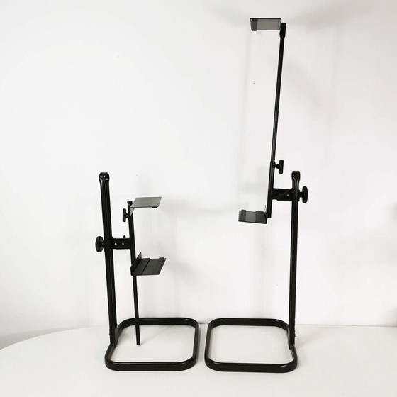Image 1 of Vintage Maja speaker stands in metal and plastic, Germany 1970