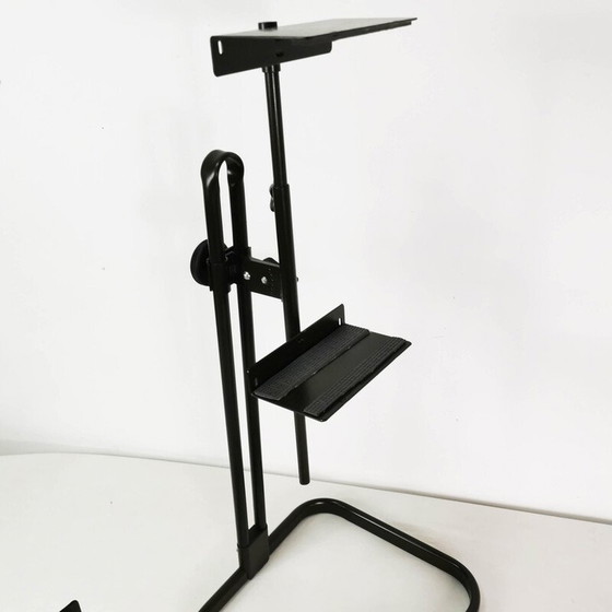 Image 1 of Vintage Maja speaker stands in metal and plastic, Germany 1970