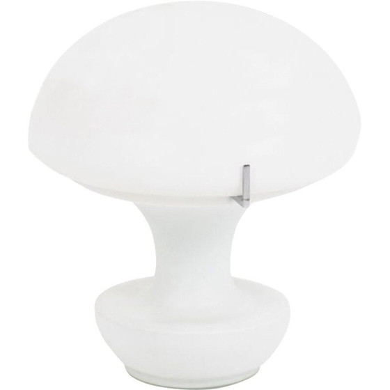 Image 1 of Lampada vintage "Mushroom" in vetro opalino, 1970