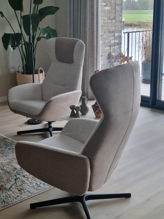 Image 1 of 2 Montel Yani Combi Relax Chairs With Footstool