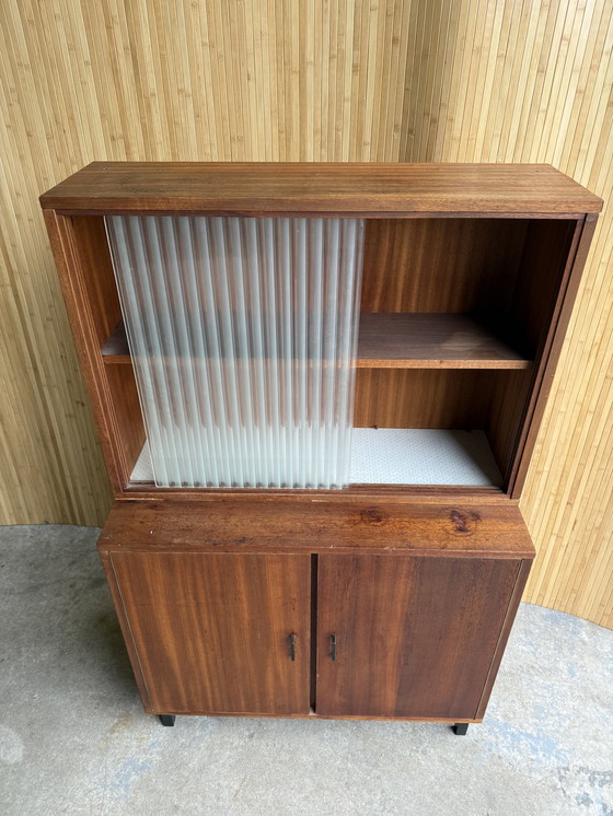 Image 1 of Vintage Simplalux Beverage Cabinet Retro Buffet Cabinet 1960s