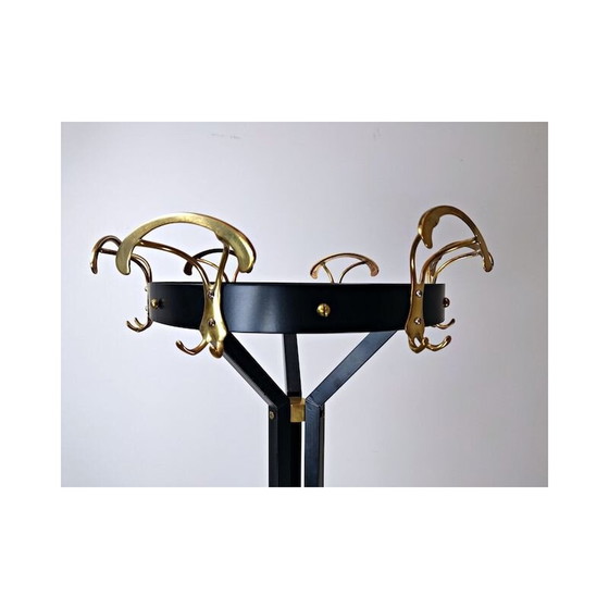 Image 1 of Vintage Black Coat Rack Italian